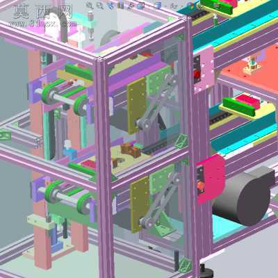 ��װ��ˮ����װ�㽺ѭ����ҵ�Ǳ��Զ����豸 3Dģ��