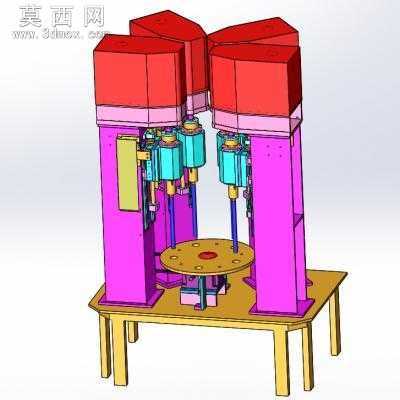 珩磨机 3D模型