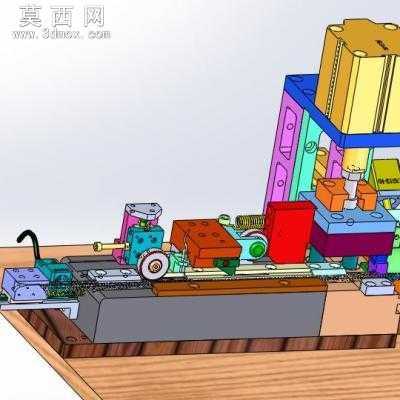 6合1自动工装 3D模型