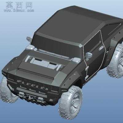 悍马3D模型 3D模型