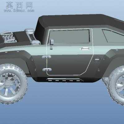 悍马3D模型 3D模型