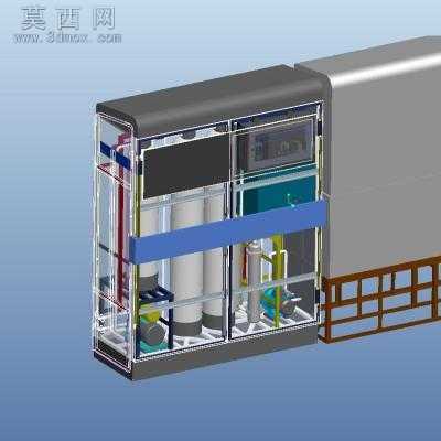 第二款工业进水器 3D模型
