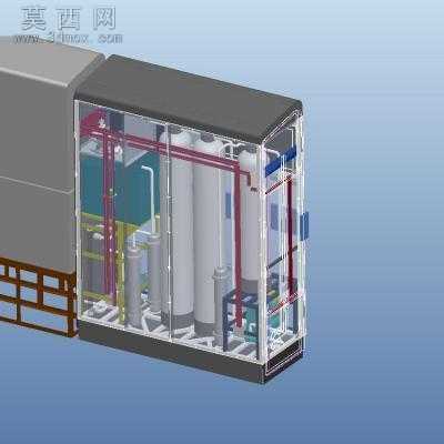 第二款工业进水器 3D模型
