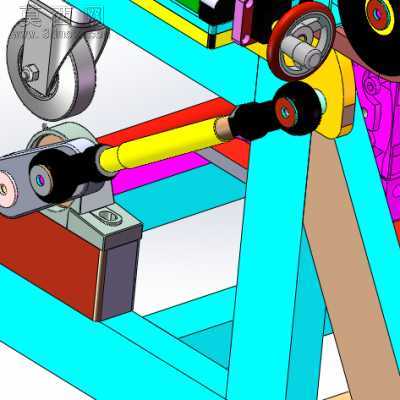 自动化玻璃支架组装机 3D模型