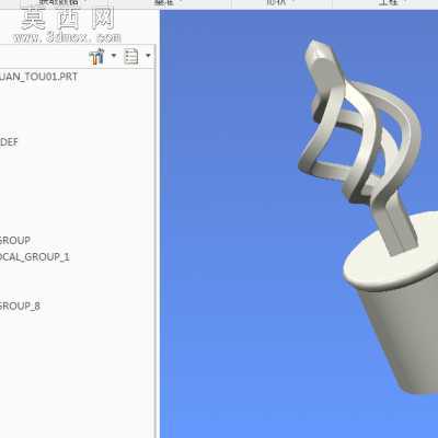 creo2.0������ͷģ�� 3Dģ��