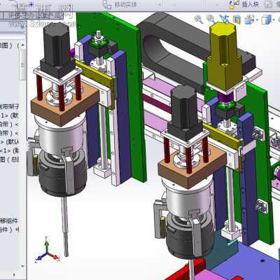 非标链条输送机模组下料机械手 3D模型
