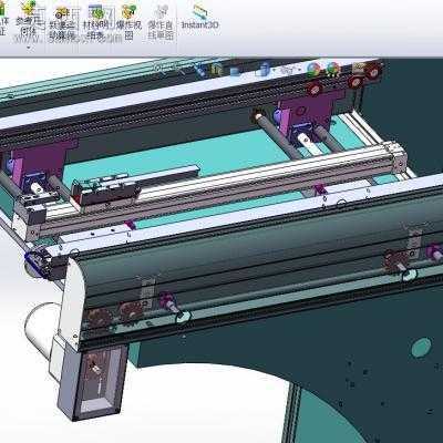 新标准S型下板机SMT贴片机后端输送下板机 3D模型