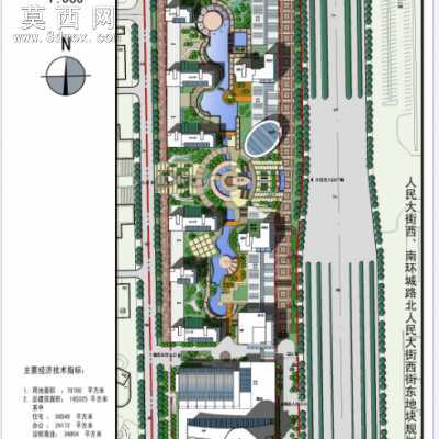 吉林万豪项目地块CAD规划建筑设计图纸 CAD图纸