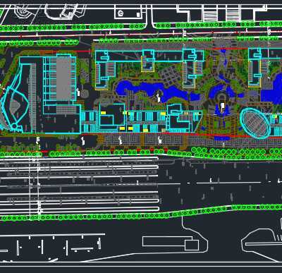吉林万豪项目地块CAD规划建筑设计图纸 CAD图纸