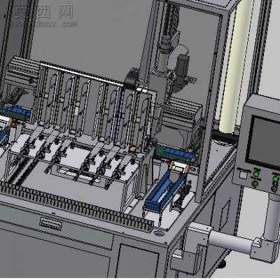 手机电池全自动焊接机、激光焊接机 3D模型