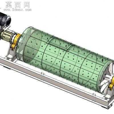 球磨机 3D模型