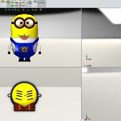 小黄人模型 3D模型