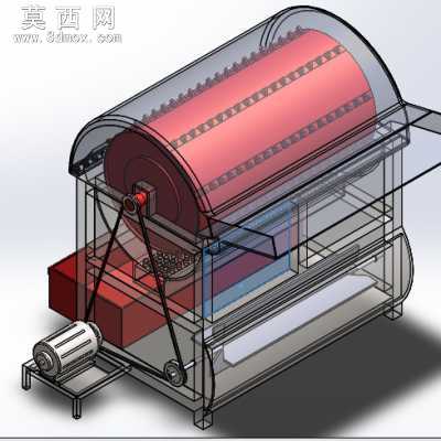 稻谷脱粒机 3D模型