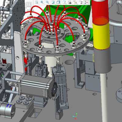 高速SMD编带设备包装机 3D模型