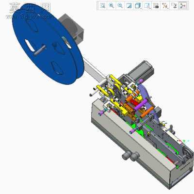 通用型编带机SMD元件包装机 3D模型
