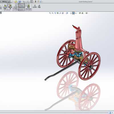 指南车 3D模型