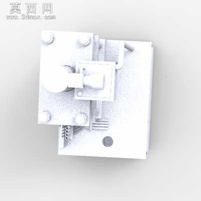 拉伸机 3D模型