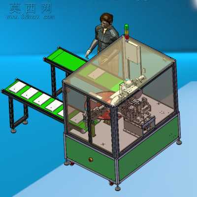 苹果平板电脑外壳打磨抛光机 3D模型