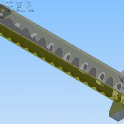 粉料输送机构 3D模型