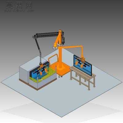 助力机械手应用 3D模型