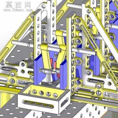 夹持固定桌 3D模型