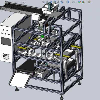 非标自动包装机 食品包装礼品包装设备 3D模型