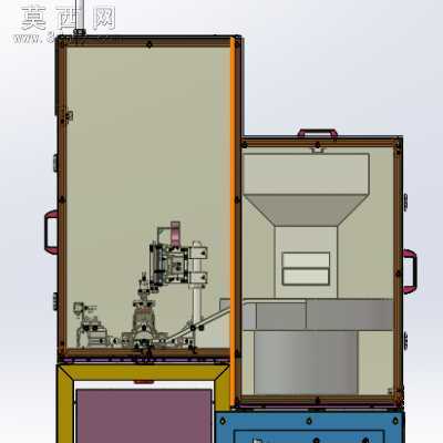 全自动化盖子铆合机设备 3D模型