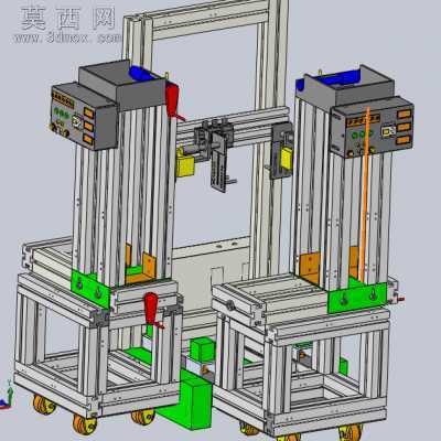 开关齿轮耐久性试验机 3D模型