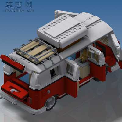乐高积木: 大众T1露营车 3D模型