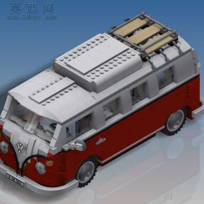 乐高积木: 大众T1露营车 3D模型
