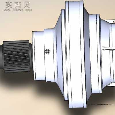 二级NWG行星减速器 3D模型