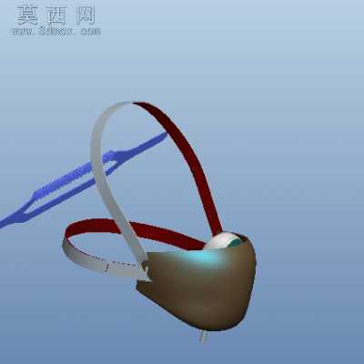 环保型口罩 3D模型