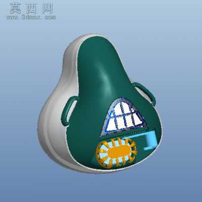 环保型口罩 3D模型