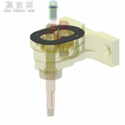 齿轮油泵 3D模型