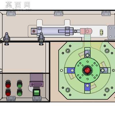自动化线圈整形机 3D模型