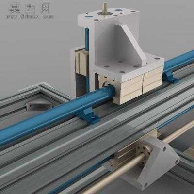 CNC三轴平台3DM格式 3D模型