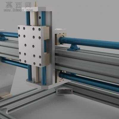 CNC三轴平台3DM格式 3D模型