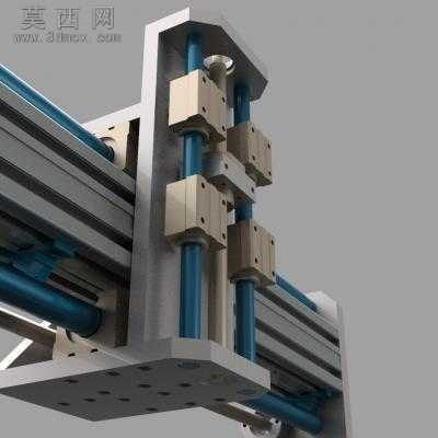 CNC三轴平台3DM格式 3D模型