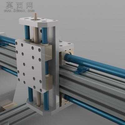 CNC三轴平台3DM格式 3D模型
