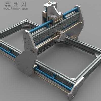 CNC三轴平台3DM格式 3D模型