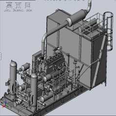空气压缩机IGS格式 3D模型