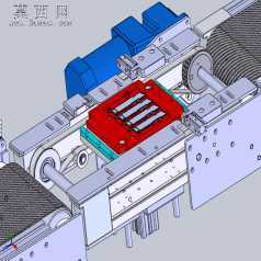 翻滚牛宝宝之输送线带180度翻转机构 3D模型