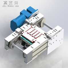 翻滚牛宝宝之输送线带180度翻转机构 3D模型