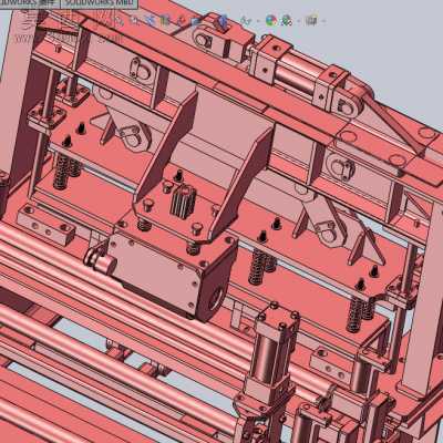 线圈滚型机 3D模型