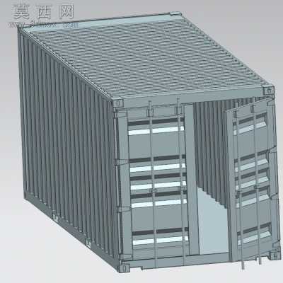 20英尺集装箱 3D模型