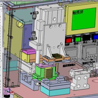 连接器导通测试机 3D模型