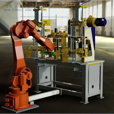 转子的自动化焊接并且检测工作站 3D模型