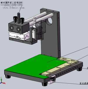 可调节CCD架总组 3D模型
