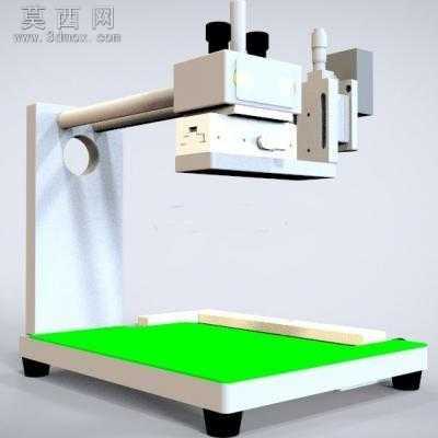 可调节CCD架总组 3D模型