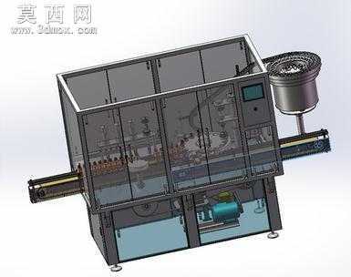 自动灌装旋盖一体机 3D模型